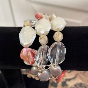Chunky Faux 3 layer Bracelet
